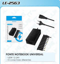 ONEX - FONTE UNIVERSAL NOTEBOOK 120W - FT-TY5911-11