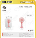 AOSIS - MINI VENTILADOR DE MESA 5W