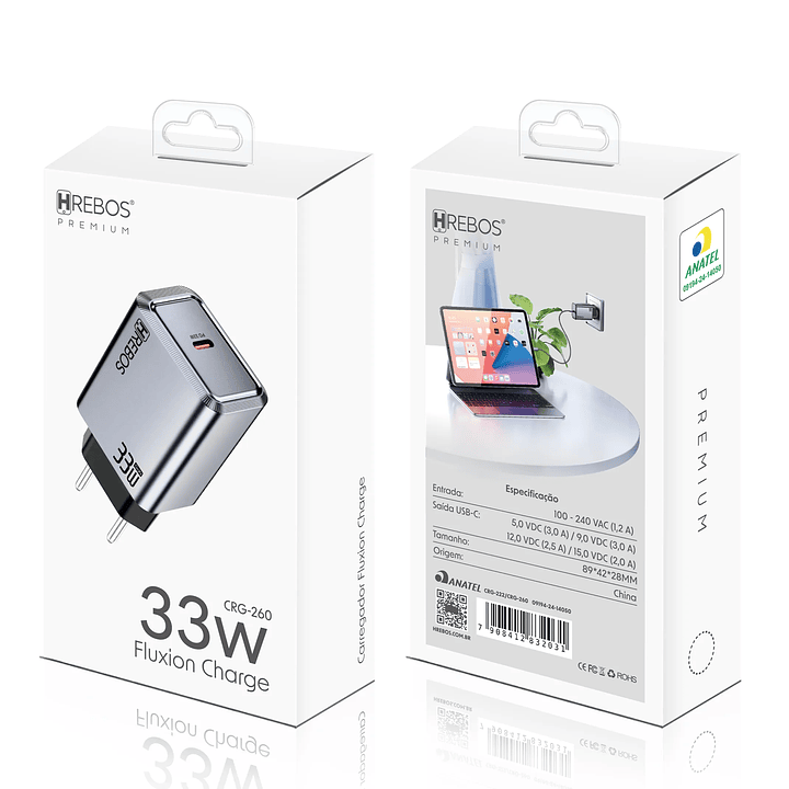HREBOS - FONTE TC 33W TURBO FLUXION CHARGE