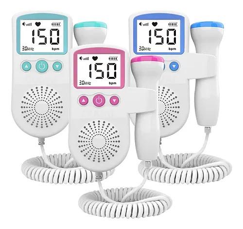 FETAL DOPPLER PORTATIL OUÇA OS BATIMENTOS DO BEBE - JSL-T501