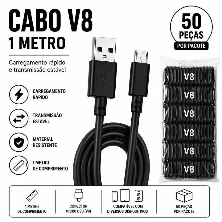 CABO V8 DE 1 METRO