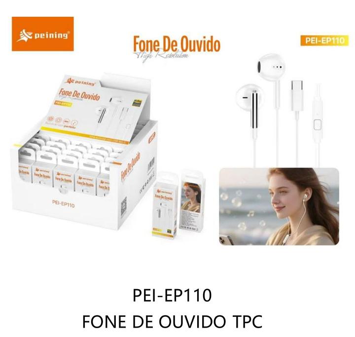 PEINING - FONE DE OUVIDO TC SEM BORRACHA