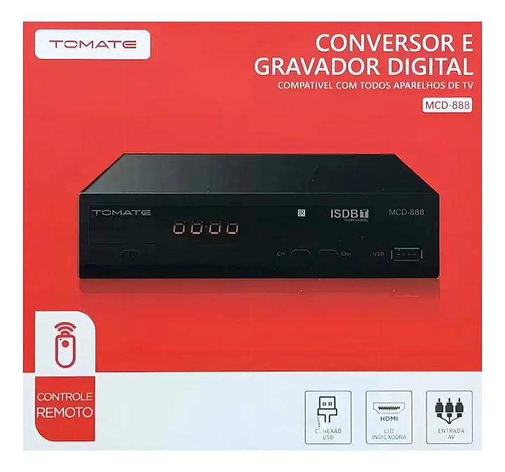 TOMATE - CONVERSOR E GRAVADOR DIGITAL FULL HD