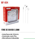 TOMATE - FONE DE OUVIDO CON MICROFONE | SEM BORRACHA 3.5mm