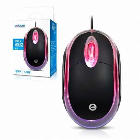 EXBOM - MOUSE SIMPLES COM FIO - MS-9 | MS01
