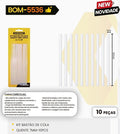 BOMVINK - KIT DE BASTAO DE COLA QUENTE COM 10 PEÇAS 7 a 10mm - BOM-5536