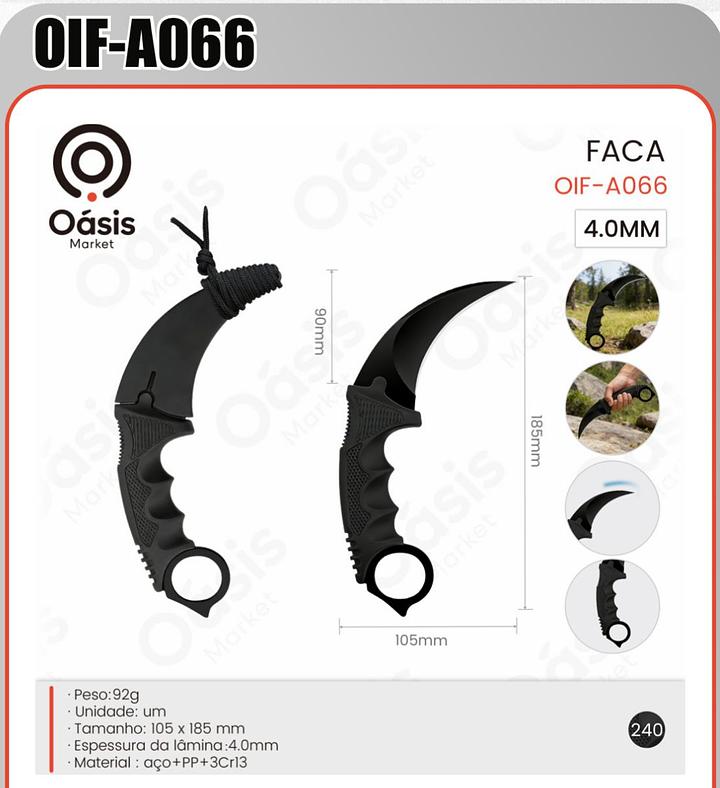 FACA KARAMBIT OÁSIS