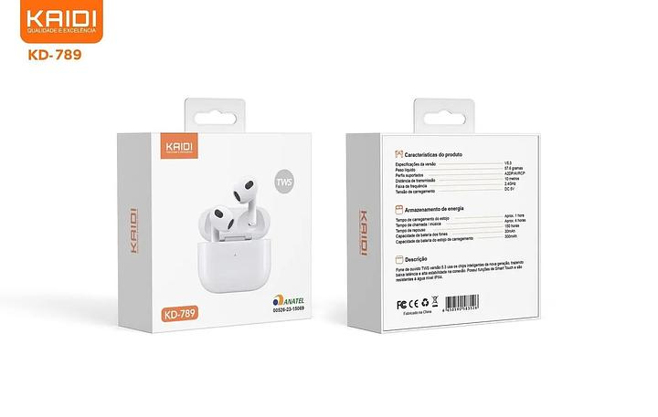 KAIDI - FONE BLUETOOTH - KD-789