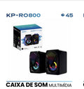 CAIXA DE SOM PC 6W RGB GAMER