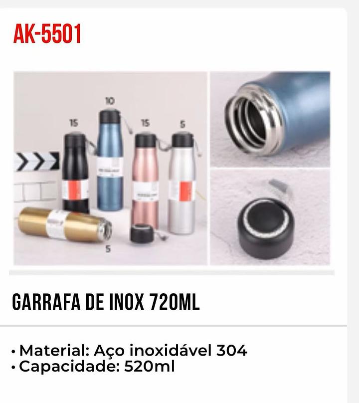 GARRAFA DE INOX 720ML