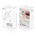 HREBOS - CARREGADOR 20W + CABO TYPE-C TYPE-C