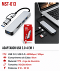 ADAPTADOR 4 EM 1