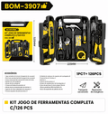 BOMVINK - MALETA DE FERRAMENTAS COM 126 PEÇAS