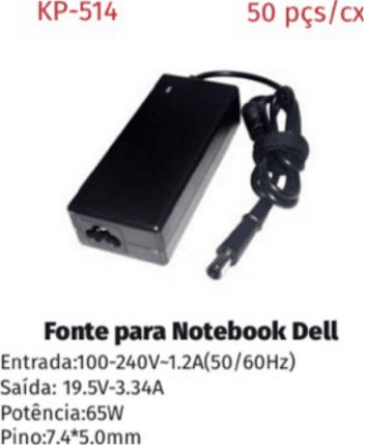 FONTE PARA NOTEBOOK DELL - KP-514