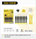 BOMVINK - KIT DE CHAVES PARA MANUTENCAO DE CELULAR
