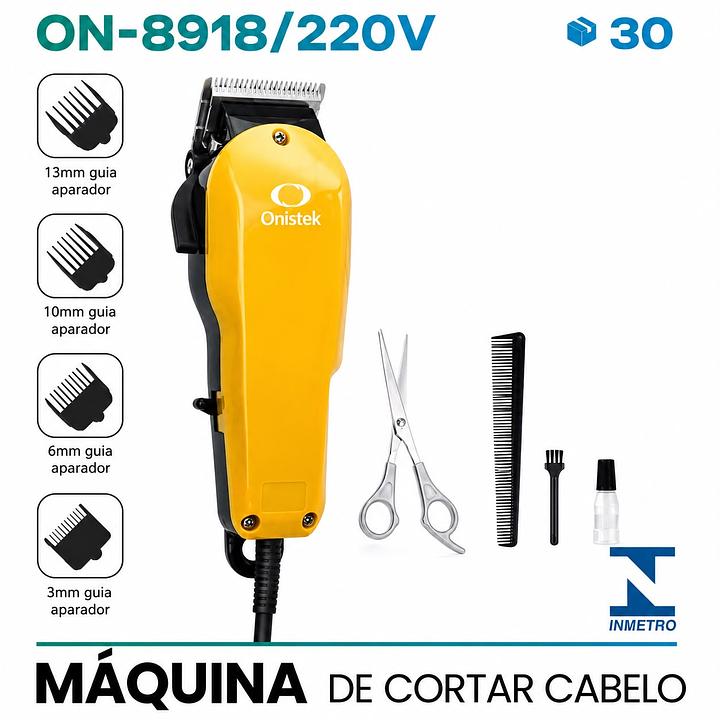 ONISTEK - MAQUINA DE CORTA CABELO 220V