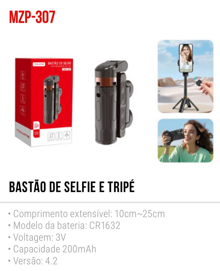TOMATE - BASTAO DE SELF COM ROTAÇAO 360° - MZP-307