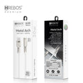 HREBOS - CABO METAL ARCH TURBO 2M TC iOS 90º - CB-379i
