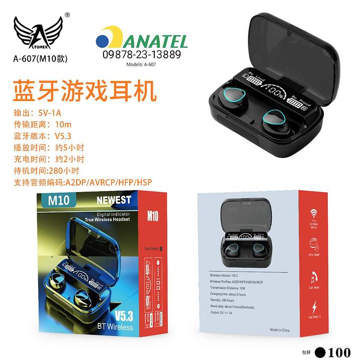 FONE DE OUVIDO BLUETOOTH M10 IN-EAR