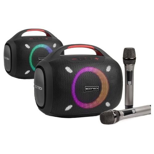 SOONBOX - CAIXA DE SOM BLUETOOTH LED COM 2 MICROFONES - S6300