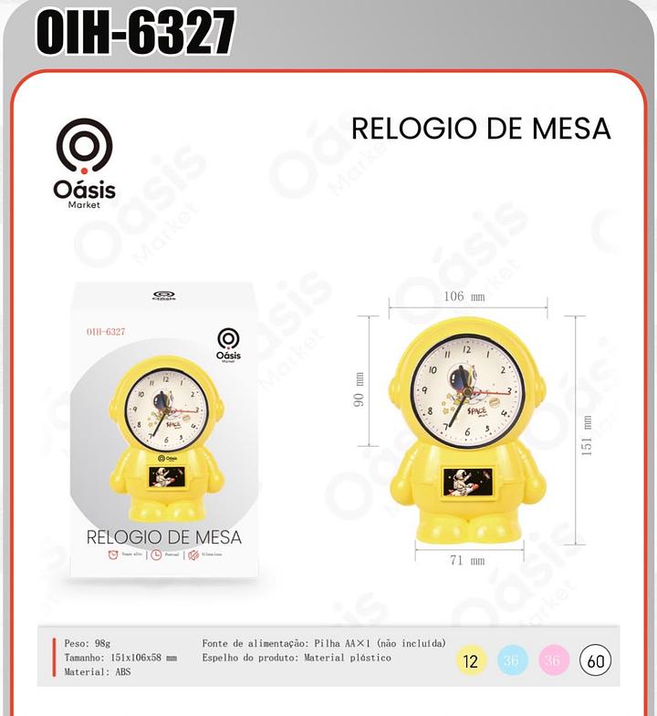 RELOGIO DE MESA